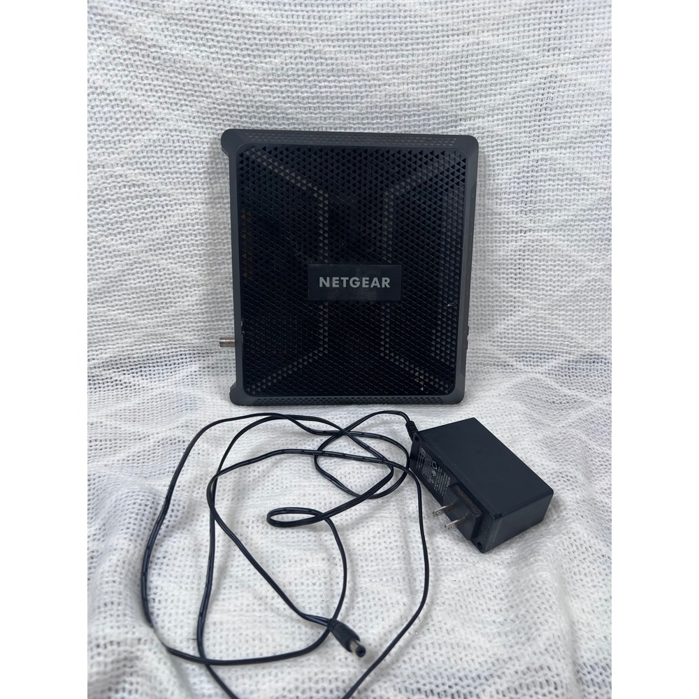 Netgear C7000v2 AC1900 WiFi Cable Modem Router Black DOCSIS 3.0 TESTED Preowned